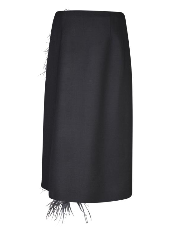  프라다 스커트 P110JP 14CE F0002 Black - PRADA