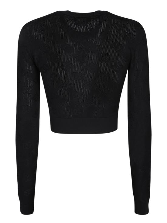 25FW 돌체앤가바나 스웨터 FXX14T JFMAL N0000 Black - DOLCE & GABBANA