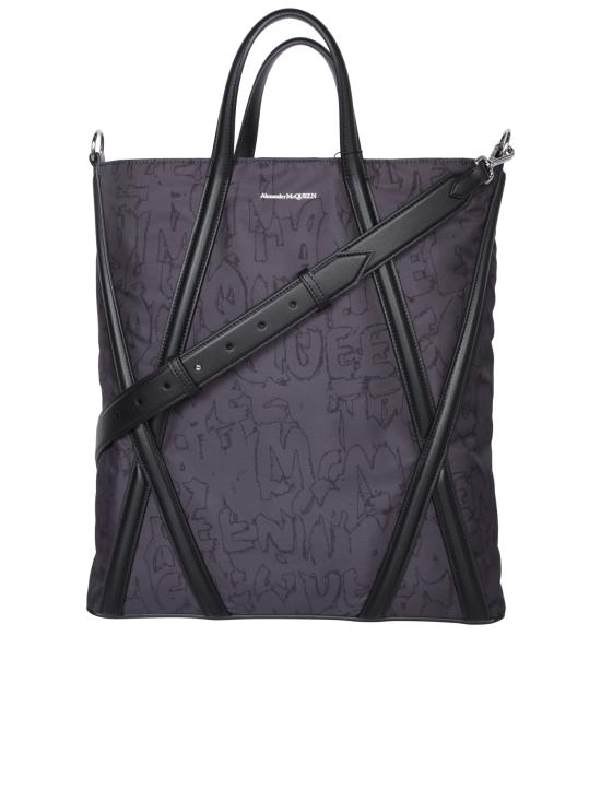  알렉산더 맥퀸 토트백 774767 1AAQ0 1000 Black