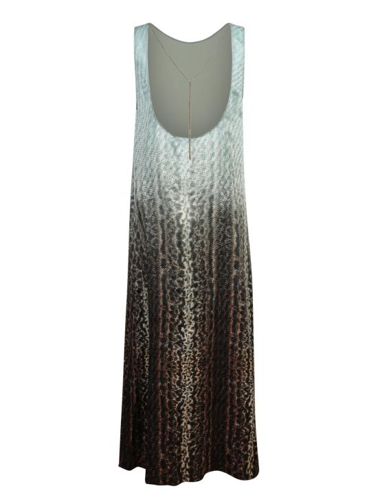  펜디 롱 원피스 FDD027 ARUF F08S8 Blue - FENDI