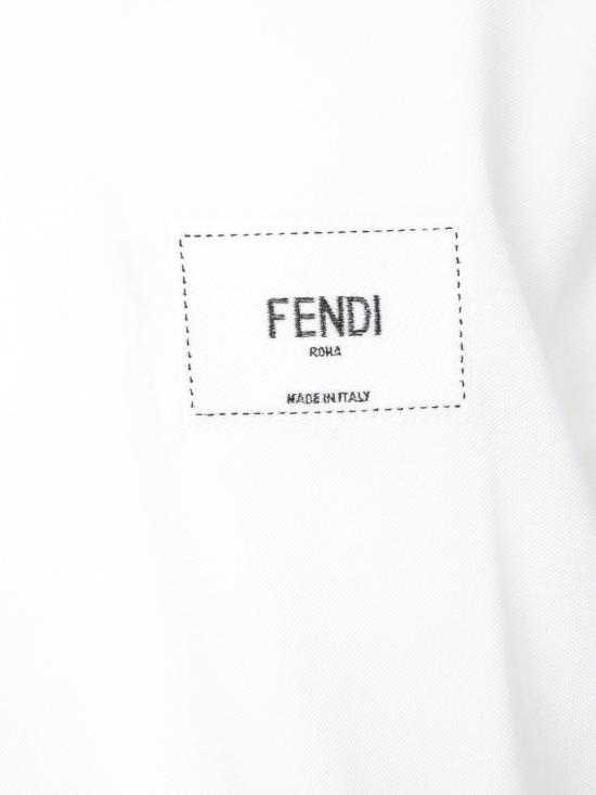 25FW 펜디 폴로 티셔츠 FY1131 A9RP F0WA0 White - FENDI