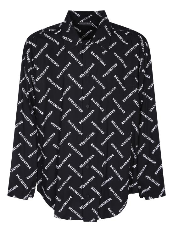  발렌시아가 셔츠 681631 TPLA5 1070 Black