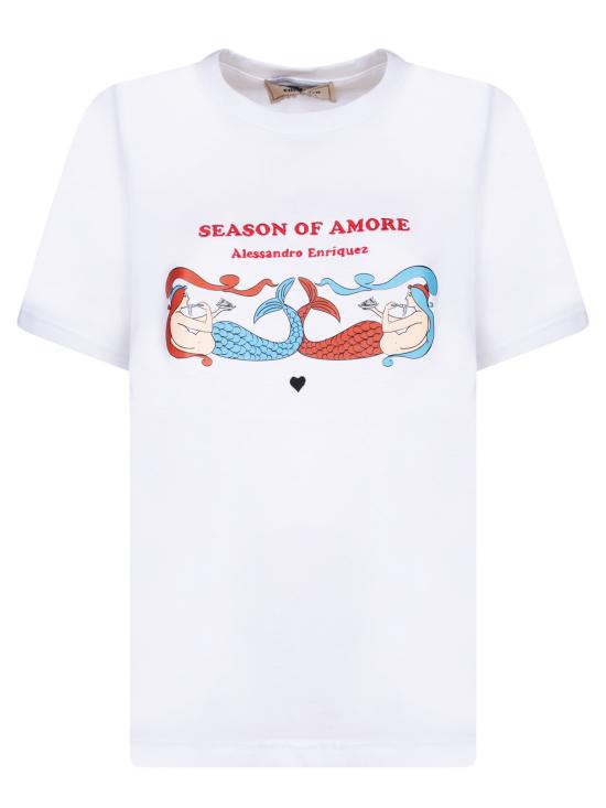 25SS 알레산드로 엔리케즈 반팔 티셔츠 S101 000SIRE White