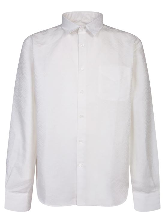 25SS 미소니 긴팔 셔츠 US24SJ0B BW00RT 14001 White