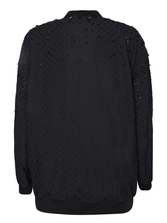  골든구스 가디건 GWP01335 P001437 90100 Black - GOLDEN GOOSE