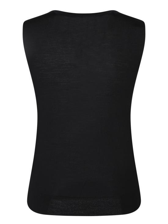 25FW 생로랑 민소매 티셔츠 774404 Y75YW 1000 Black - SAINT LAURENT