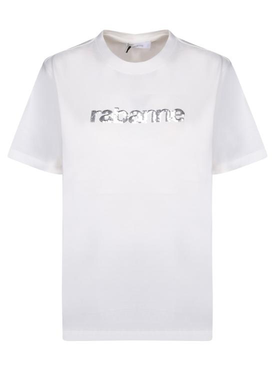 25FW 파코라반 반팔 티셔츠 24PJTE145 CO0481 P112 White