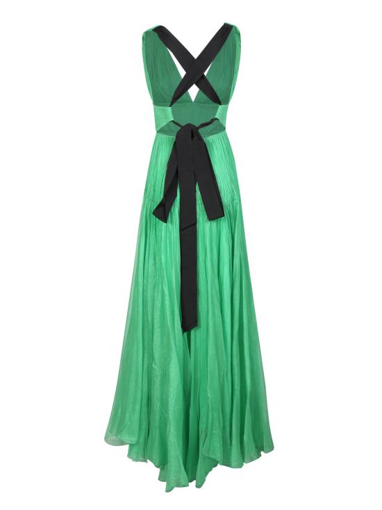  마리아루시아호한 원피스 CALLIOPE SMARALD Green - MARIA LUCIA HOHAN