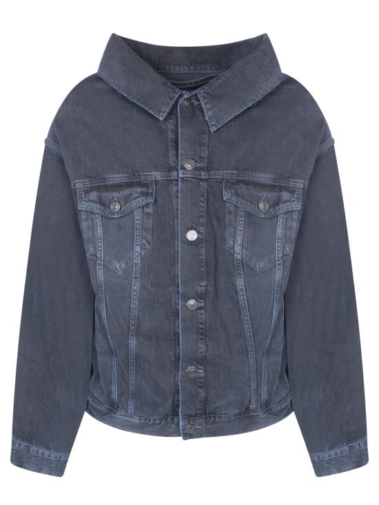 25SS 발렌시아가 데님 자켓 786638 TQW59 2470 Blue