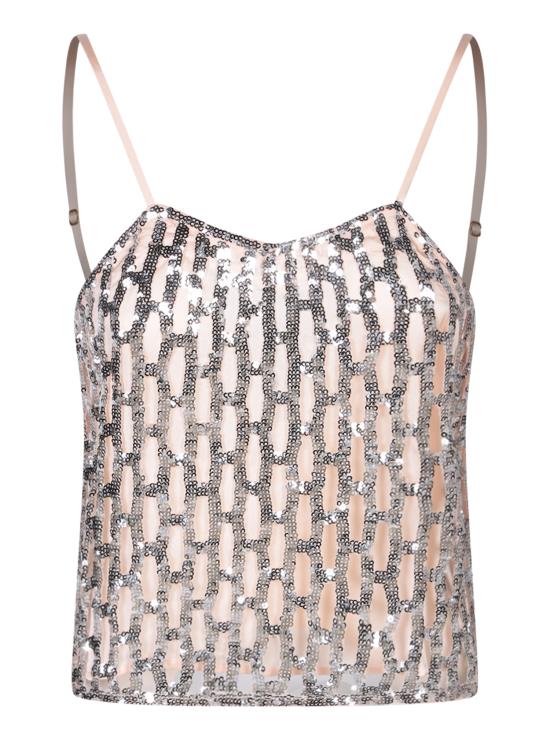 25SS 포르테포르테 민소매 티셔츠 12041 3057 Metallic