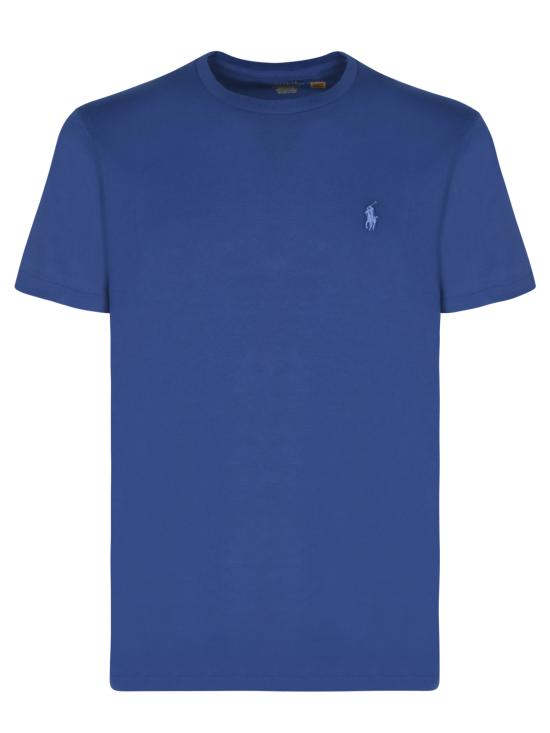 25SS 폴로 랄프로렌 포니로고 자수 반팔 티셔츠  710671438 353 Blue