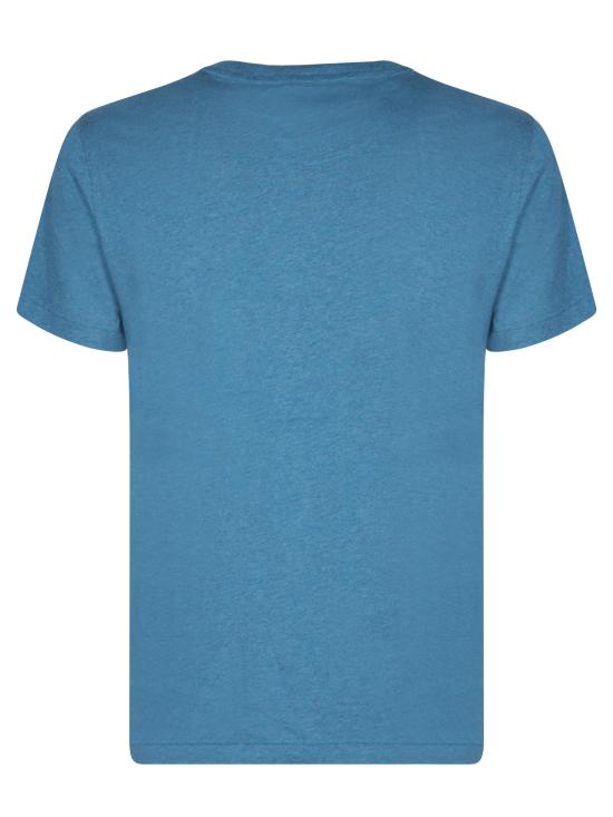  폴로 랄프로렌 포니로고 자수 반팔 티셔츠 710671438 367 Blue - POLO RALPH LAUREN