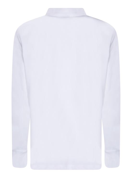 25FW 폴로 랄프로렌 클래식 핏 코튼 폴로 셔츠  710680790 001 White - POLO RALPH LAUREN