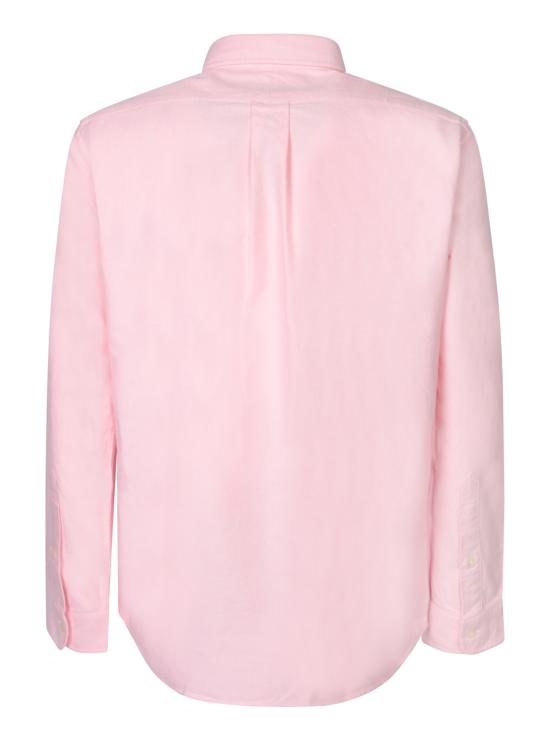 25SS 폴로 랄프로렌 컬러 포니 자수 커스텀 핏 버튼 다운 셔츠  710792041 003 Pink - POLO RALPH LAUREN