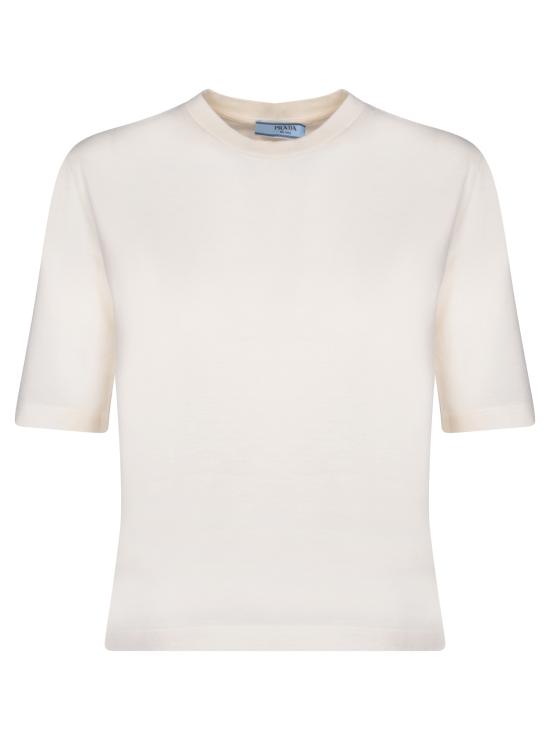 25FW 프라다 반팔 티셔츠 3549B 15S8 F0XPE White