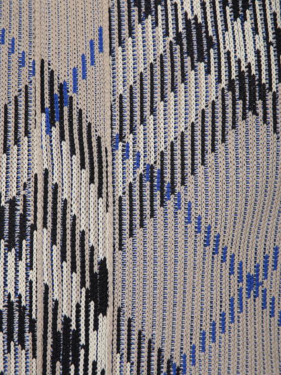 25FW 버버리 미디움 체크 니트 토트  8090405 B9629 Beige - BURBERRY