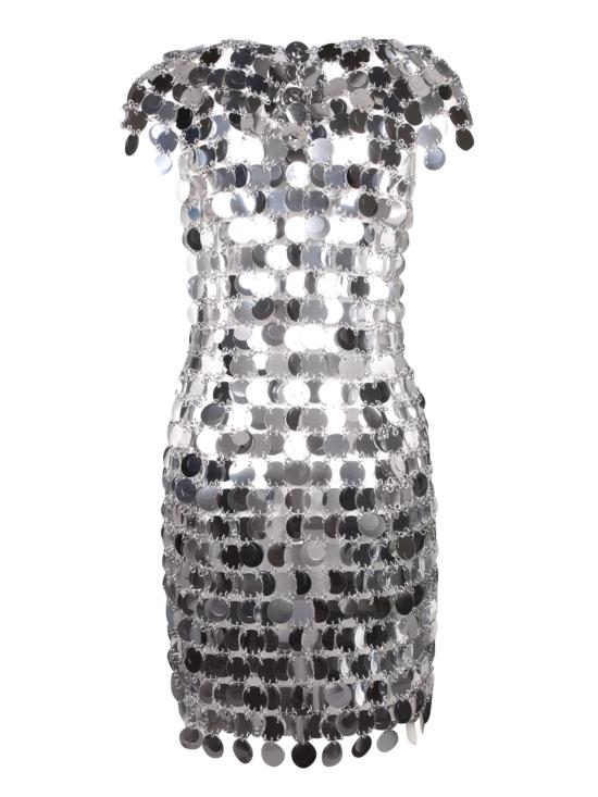 25FW 파코라반 숏 원피스 19EIRO014 PS0133 P040 Metallic - PACO RABANNE