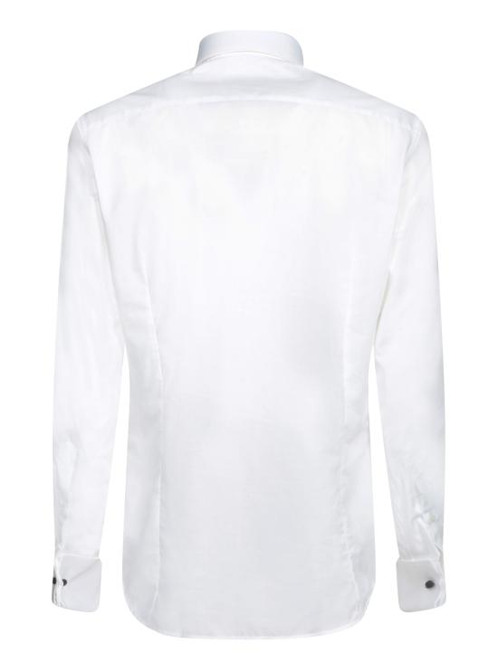 26FW 조르지오 아르마니 긴팔 셔츠 GM000477 TE10820 M0018 White - GIORGIO ARMANI