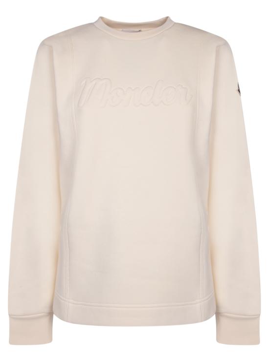 25FW 몽클레어 로고 스웨트셔츠 8G00025 899RB 038 White