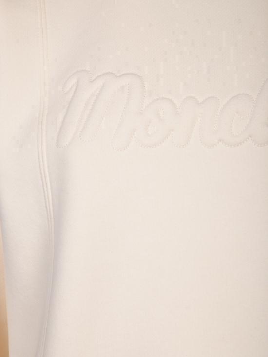 25FW 몽클레어 로고 스웨트셔츠 8G00025 899RB 038 White - MONCLER