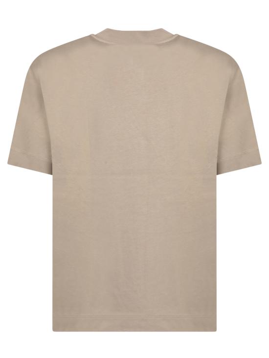 25FW 엠포리오 아르마니 탑 6D1TQ9 1JWZZ 01P6 Beige - EMPORIO ARMANI