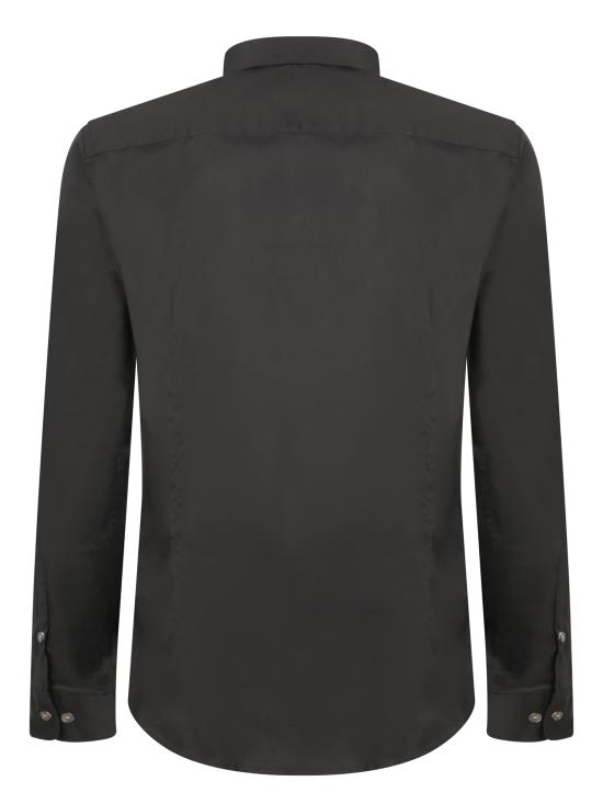 25FW 엠포리오 아르마니 긴팔 셔츠 8N1C09 1NI9Z 0999 Black - EMPORIO ARMANI