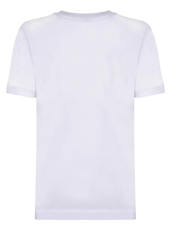 25FW 돌체앤가바나 반팔 티셔츠 F8N08Z GDBVX S8402 White - DOLCE & GABBANA
