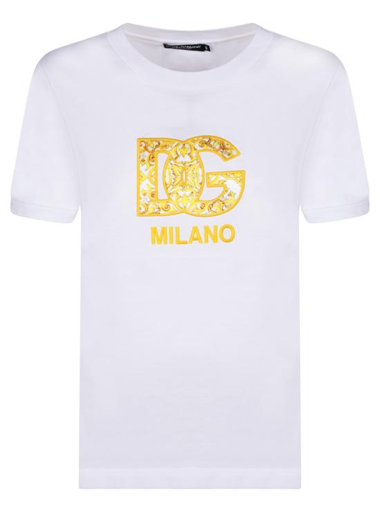 25FW 돌체앤가바나 반팔 티셔츠 F8N08Z GDBVX S8402 White