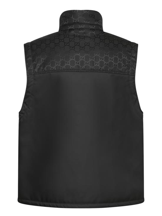 25FW 구찌 헤비 나일론 베스트 794831 ZARAM 1000 Black - GUCCI