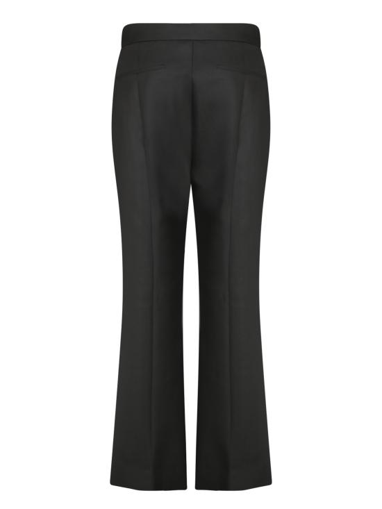 25FW 구찌 사이드 로고 자수 울 모헤어 스트레이트 팬츠 800108 ZARRR 1000 Black - GUCCI