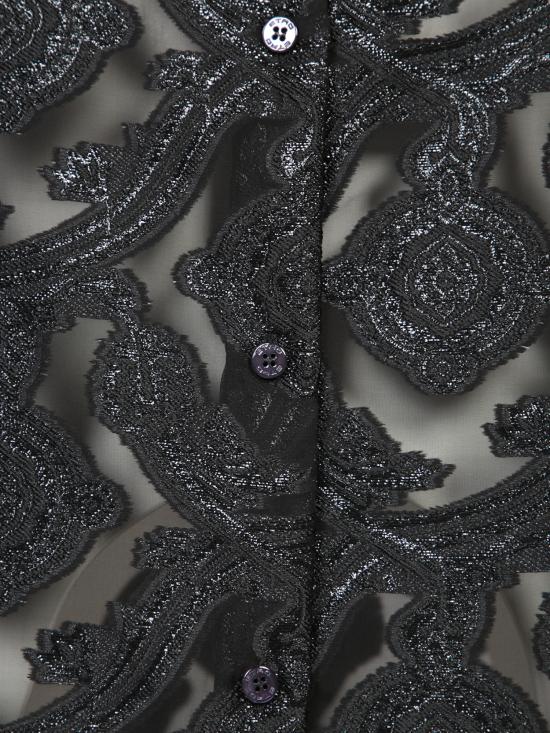 25FW 에트로 셔츠 WRIA0013 99TFS01 N0000 Black - ETRO