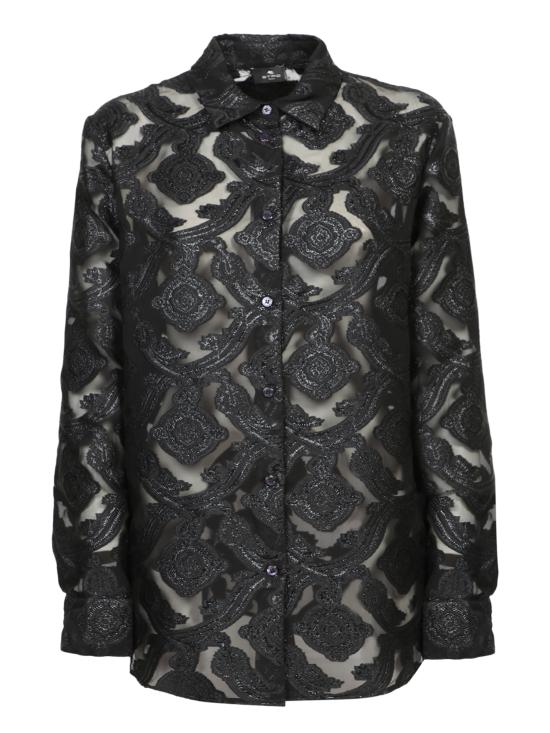 25FW 에트로 셔츠 WRIA0013 99TFS01 N0000 Black