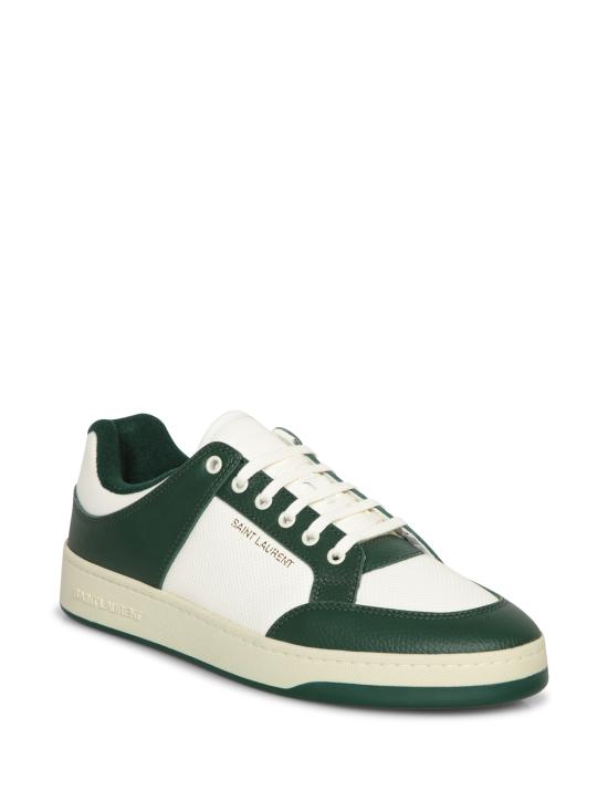 25FW 생로랑 SL 61 로우 스니커즈 713600 AAAWR 6379 White - SAINT LAURENT