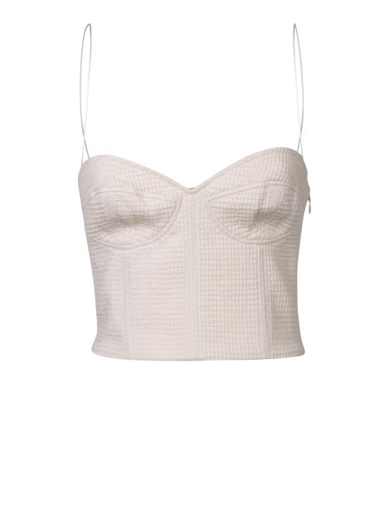  포르테포르테 민소매 티셔츠 12342 0014 White