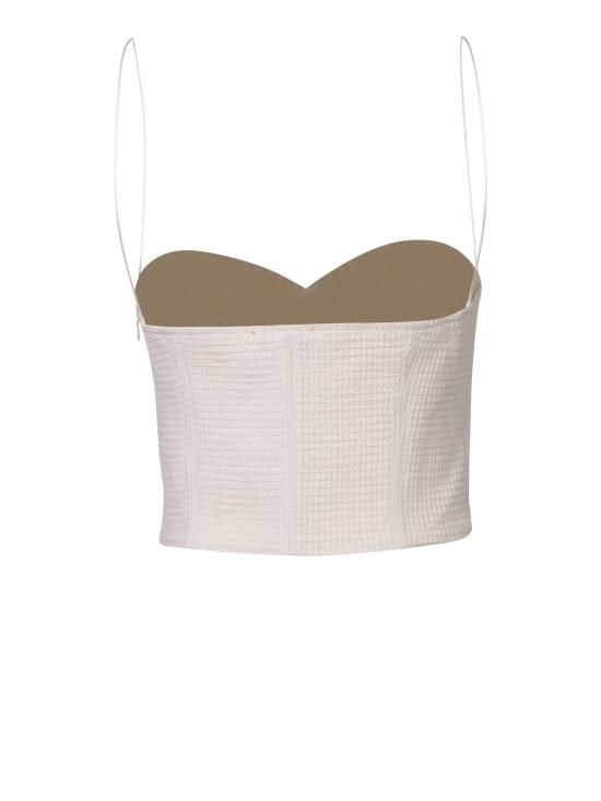  포르테포르테 민소매 티셔츠 12342 0014 White - FORTE FORTE