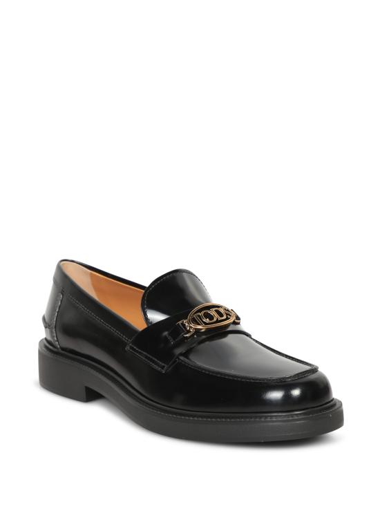 25FW 토즈 메탈 로고 페니 로퍼 XXW20L0 IM70SHA B999 Black - TODS