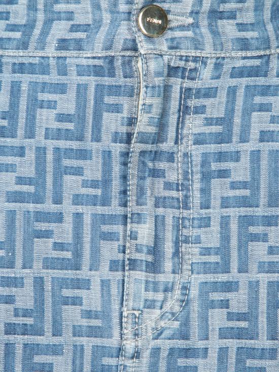 25FW 펜디 숏 스커트 FLQ583 AS8K F1P2O Blue - FENDI