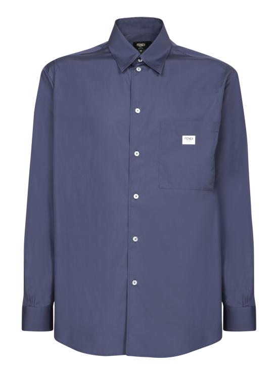 25FW 펜디 긴팔 셔츠 FS1285 ARXO F04V6 Blue