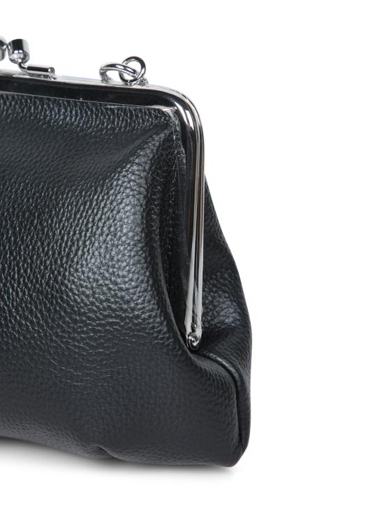 26FW 비비안웨스트우드 GRANNY FRAME, 그래니 프레임 메탈릭 숄더백 4B010006W S000D N403 Black - VIVIENNE WESTWOOD