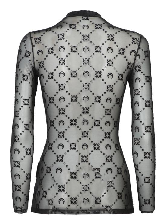 26SS 마린세르 스웨터 WTO388A CJER0005 BK99 Black - MARINE SERRE