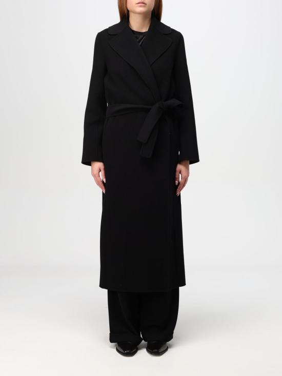 25FW 에스막스마라 폴도 코트 2429016043600 013 Black