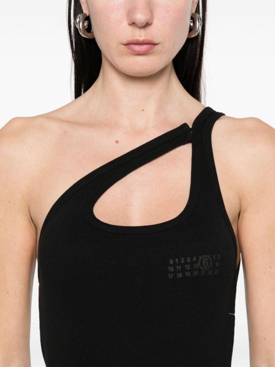 25SS MM6 메종마르지엘라 숏 원피스 S52DA0055 M20054 900 NERO - MM6 MAISON MARGIELA