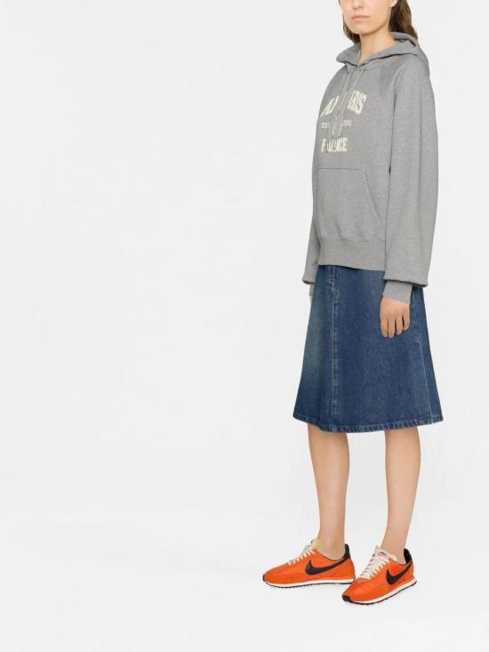  아미 후드 티셔츠 USW210747 grey - AMI