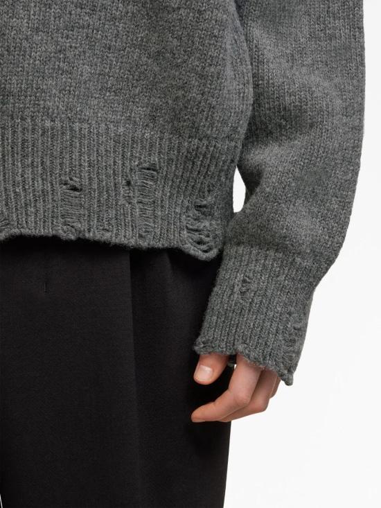  아미 스웨터 H23UKS227KN0016 anthracite - AMI