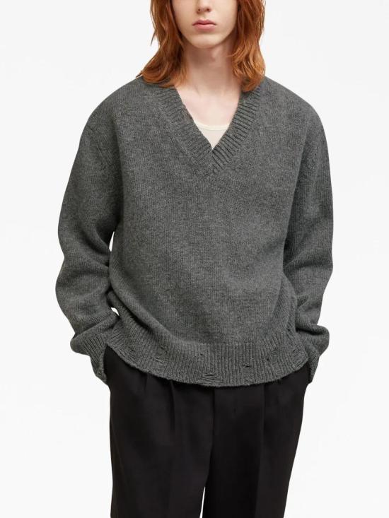  아미 스웨터 H23UKS227KN0016 anthracite - AMI