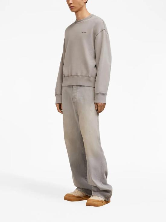  아미 긴팔 티셔츠 H23USW016JE0052 grey - AMI