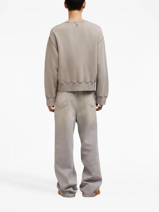  아미 긴팔 티셔츠 H23USW016JE0052 grey - AMI