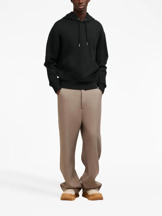  아미 후드 티셔츠 E25USW203730 black - AMI