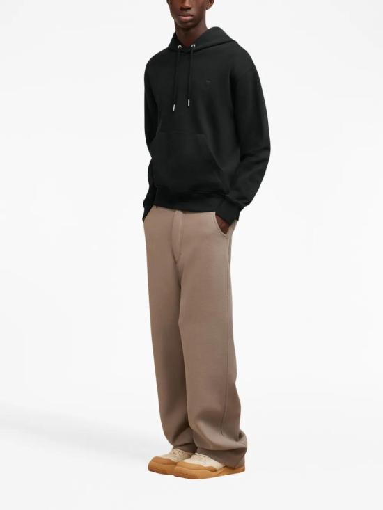 아미 후드 티셔츠 E25USW203730 black - AMI