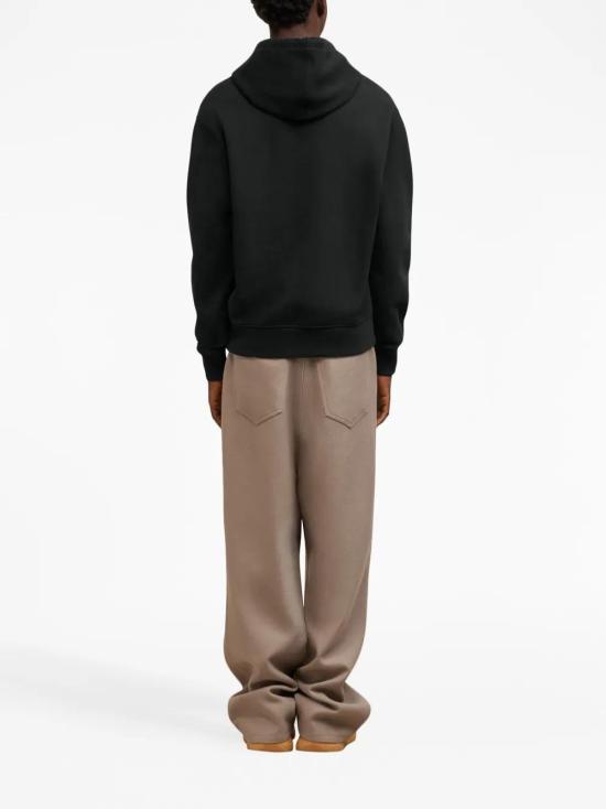  아미 후드 티셔츠 E25USW203730 black - AMI